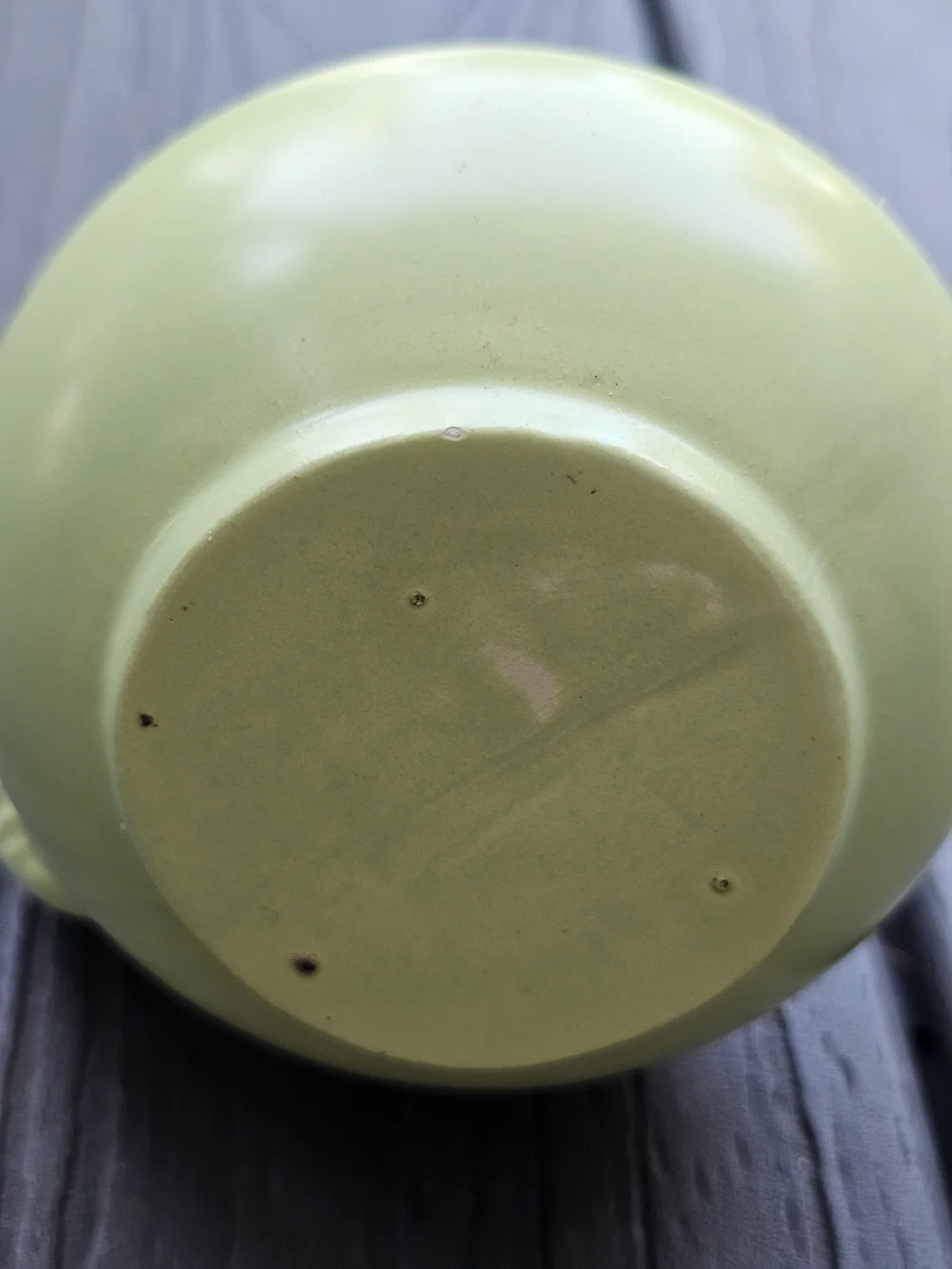 Vintage Niloak Pottery Rooster Ewer Pitcher Vase Matte Chartreuse Green MCM